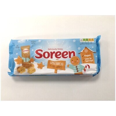 Soreen Gingerbread Christmas Lunchbox Loaves 5 Pack