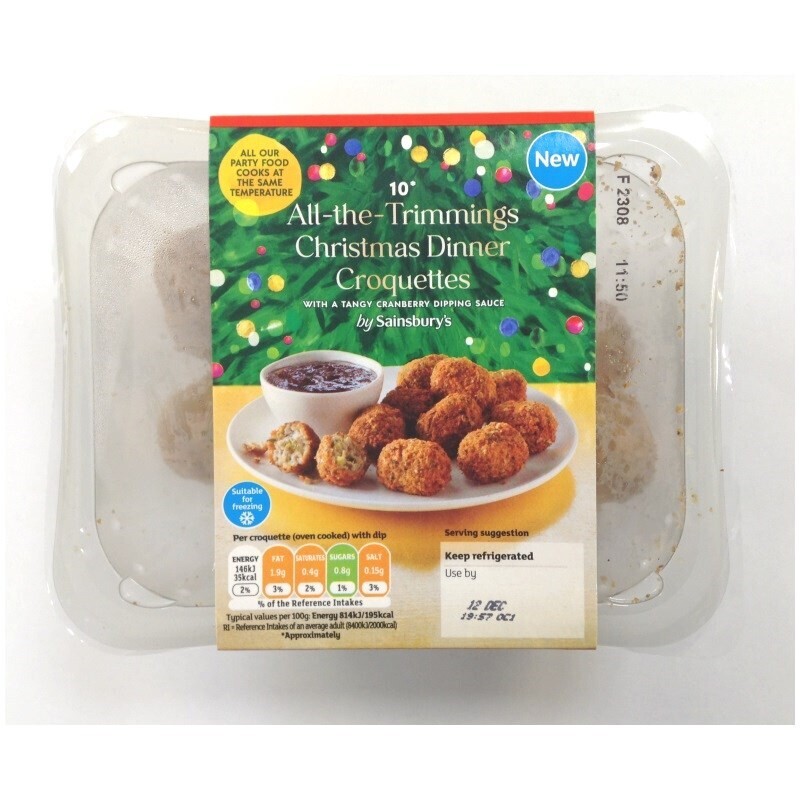 Sainsbury&#39;s All-the-Trimmings Christmas Dinner Croquettes