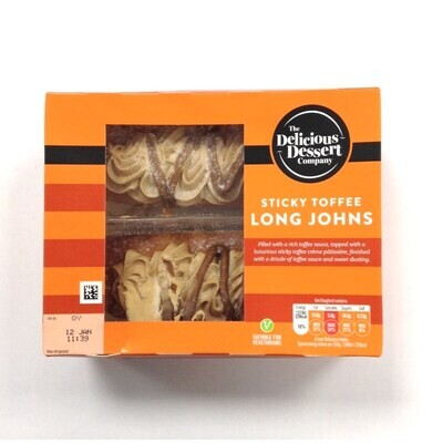 The Delicious Dessert Company Sticky Toffee Long Johns