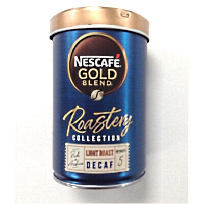 Nescafe Gold Blend Roastery Collection Light Roast Decaf Instant Coffee
