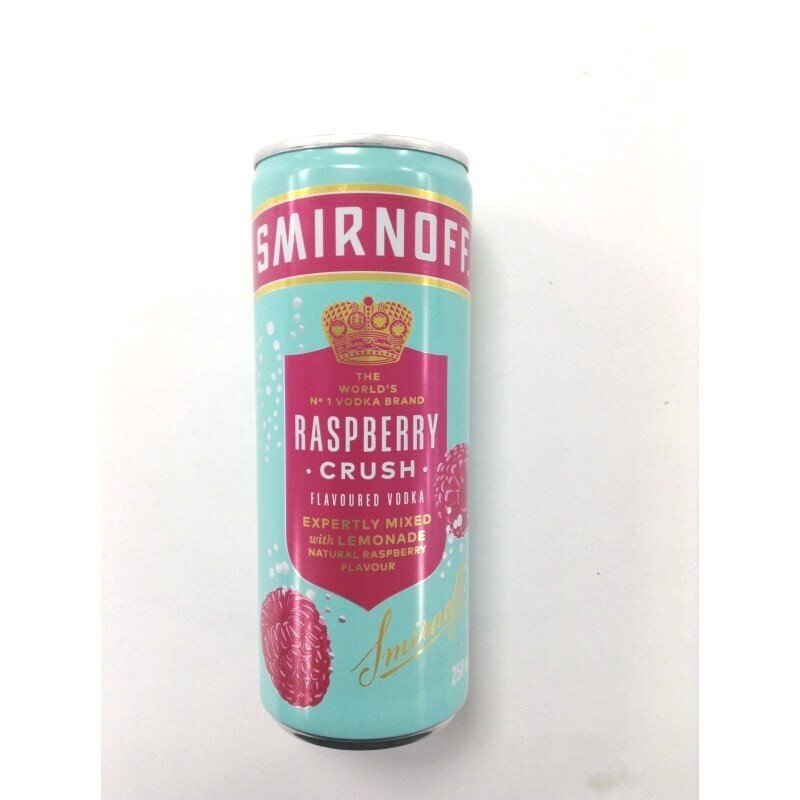 Smirnoff Raspberry Crush Flavoured Vodka &amp; Lemonade