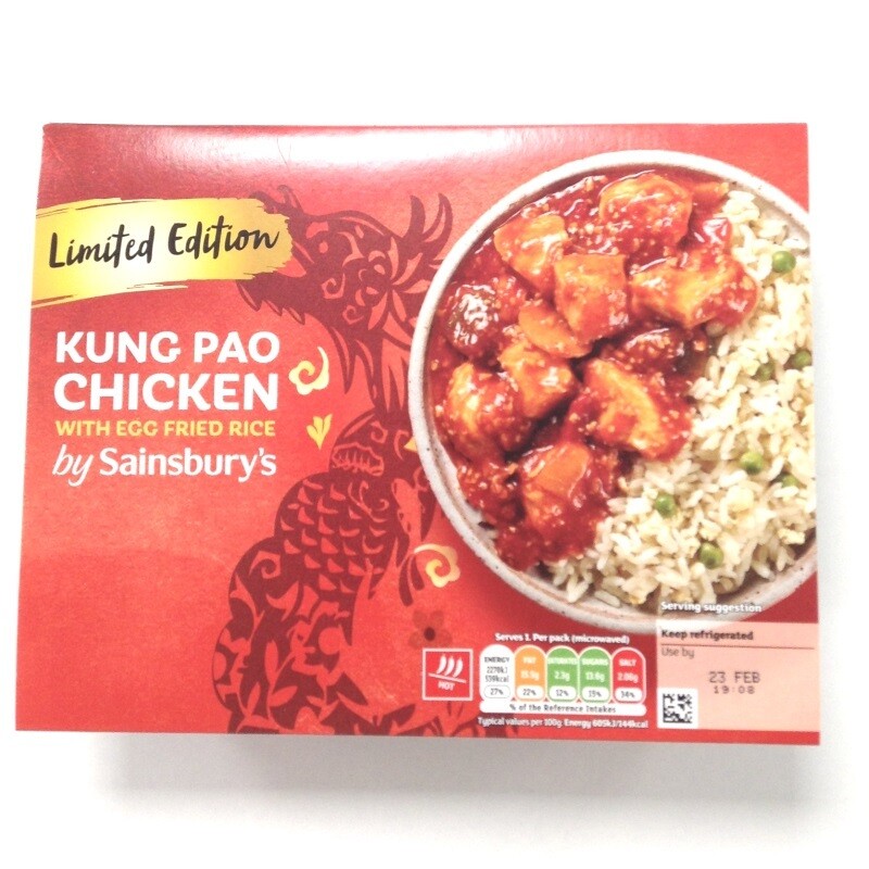 Sainsbury&#39;s Kung Pao Chicken with Egg Fried Rice - Limited Edition