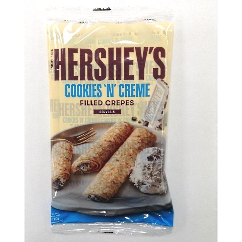 Hershey&#39;s Cookies &#39;N&#39; Cream Filled Crepes