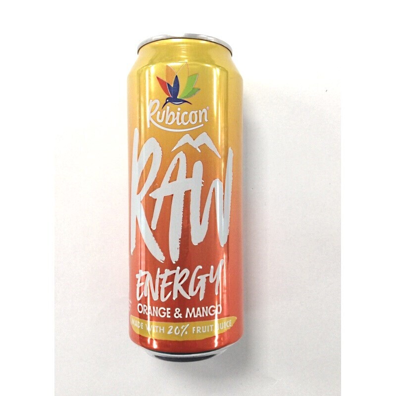 Rubicon Raw Energy Orange &amp; Mango