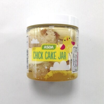 Asda Chick Easter Cake Jar