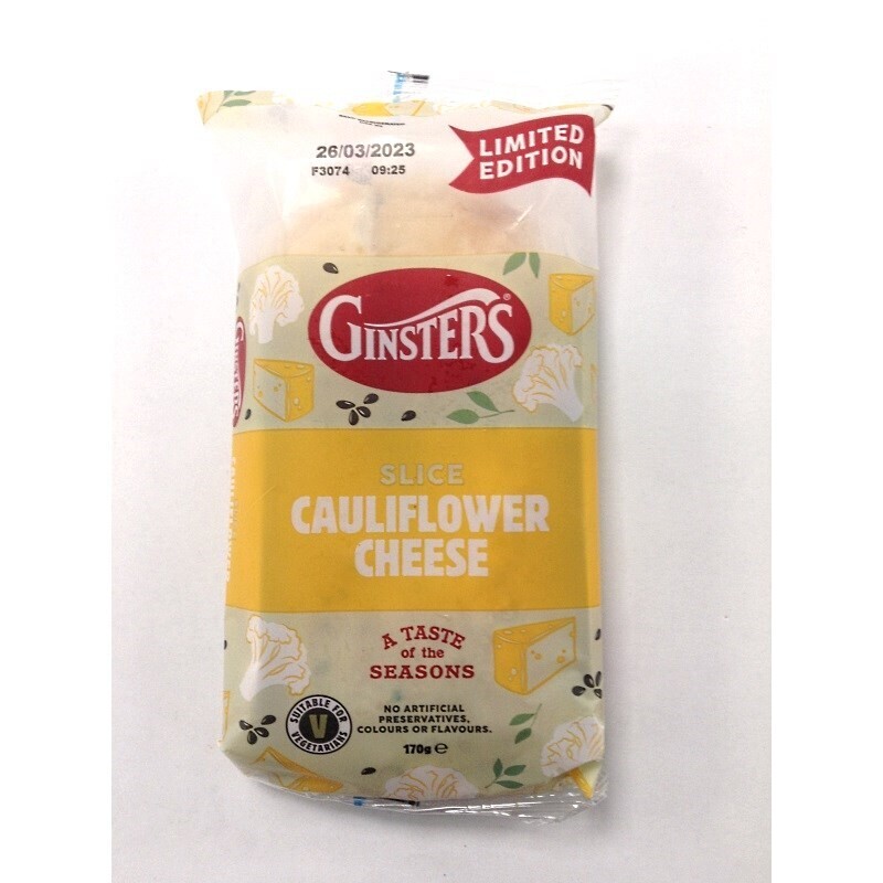 Ginsters Cauliflower Cheese Slice