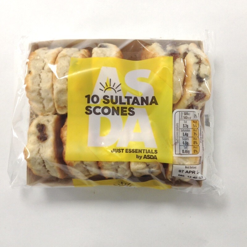 Just Essentials by Asda Sultana Scones