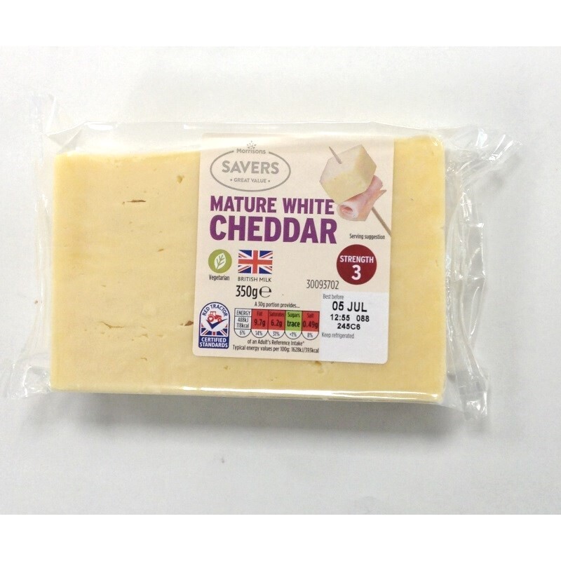 Morrisons Savers Mature White Cheddar