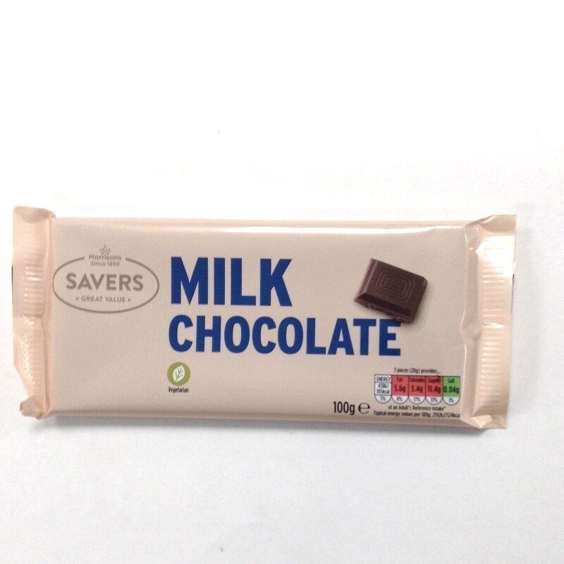 Morrisons Savers Milk Chocolate