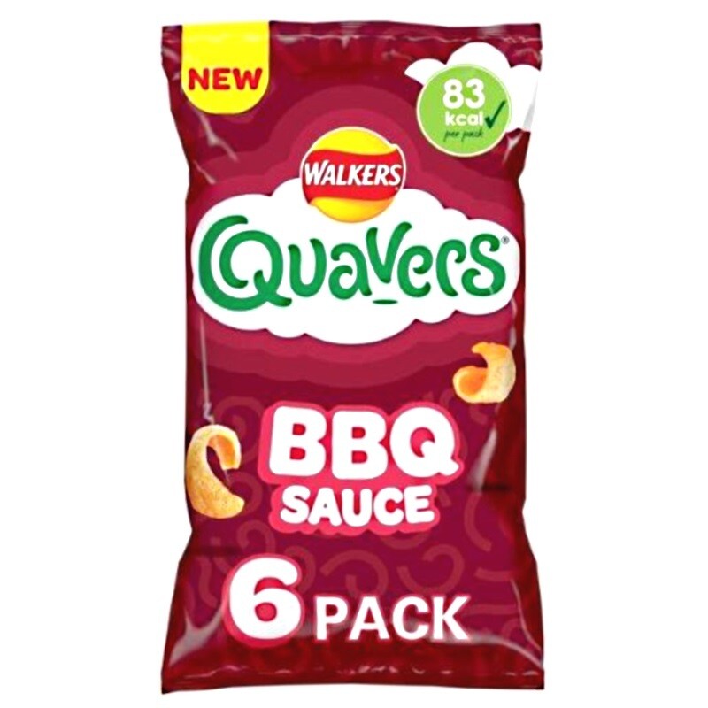 Walkers Quavers BBQ Multipack Crisps