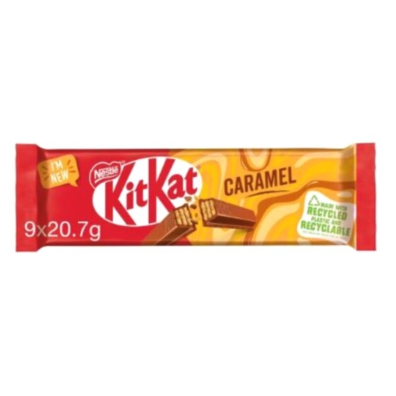 KitKat Caramel Chocolate Biscuit Bars 9 Pack