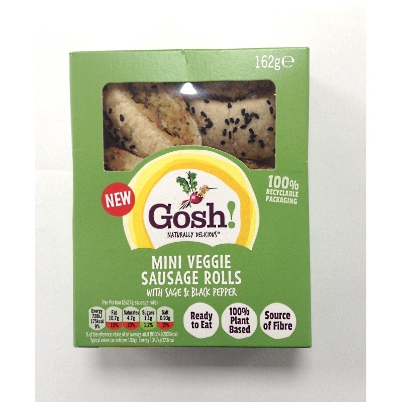 Gosh Mini Veggie Sausage Rolls