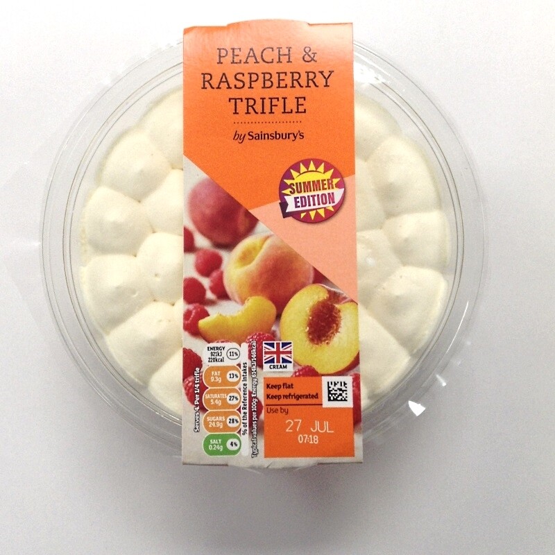 Sainsbury&#39;s Peach &amp; Raspberry Trifle