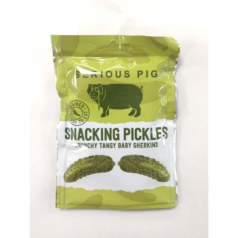 Serious Pig Snacking Pickles