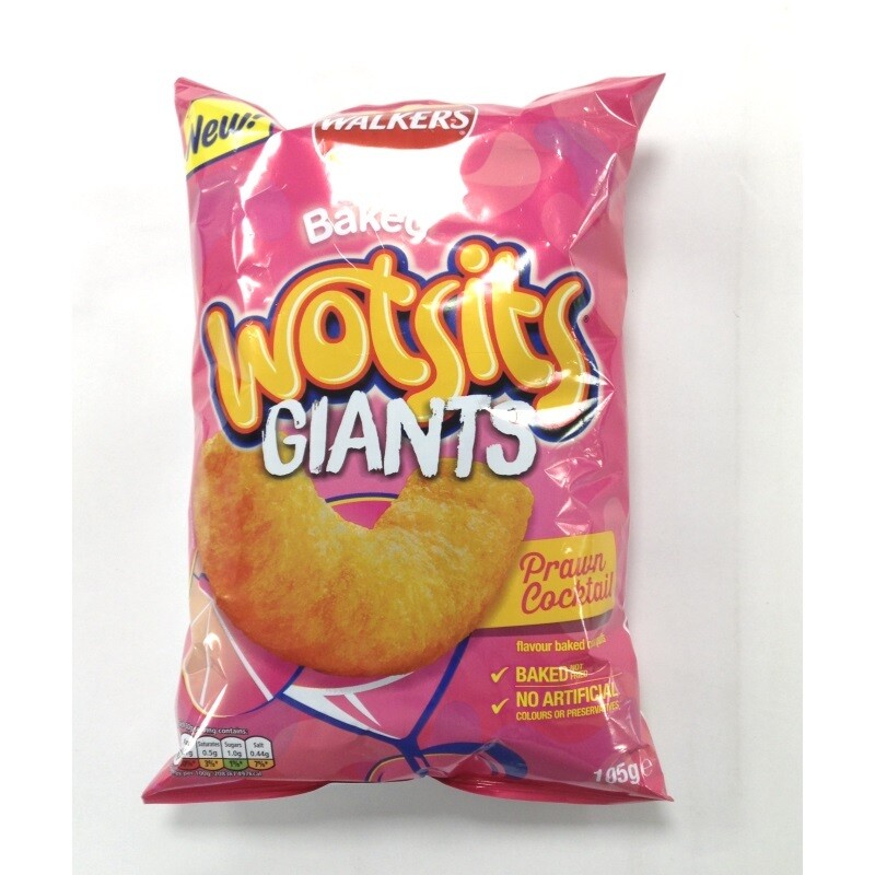 Walkers Wotsits Giants Prawn Cocktail Snacks