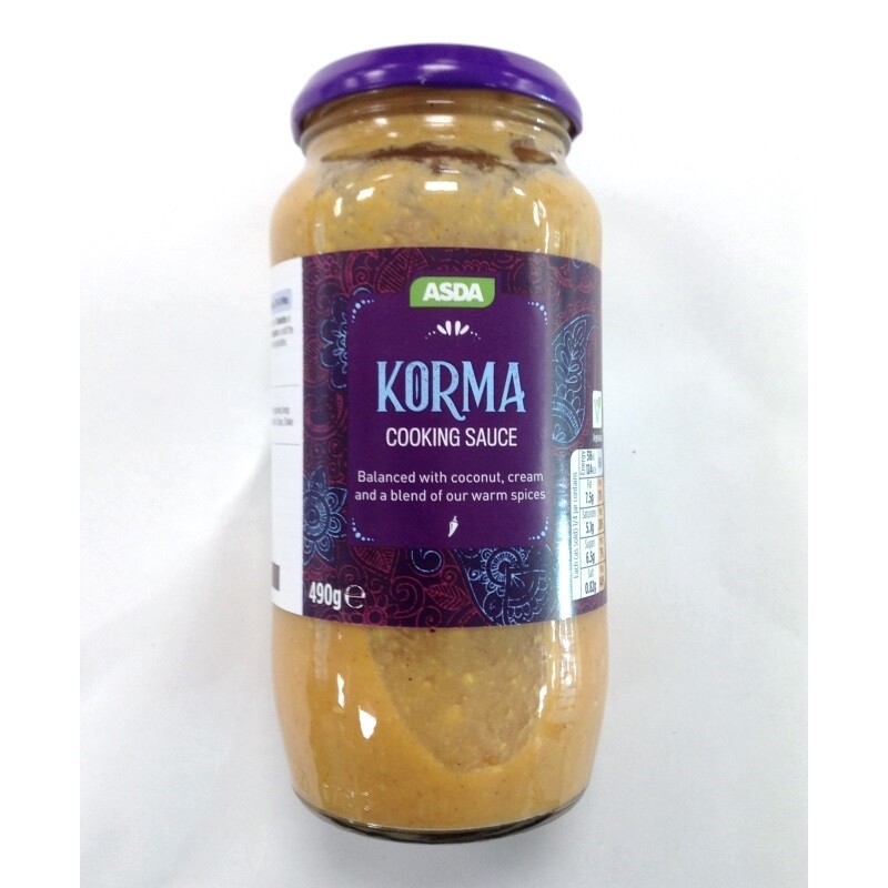 Asda Korma Cooking Sauce