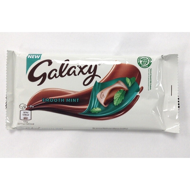 Galaxy Smooth Mint Chocolate Bar