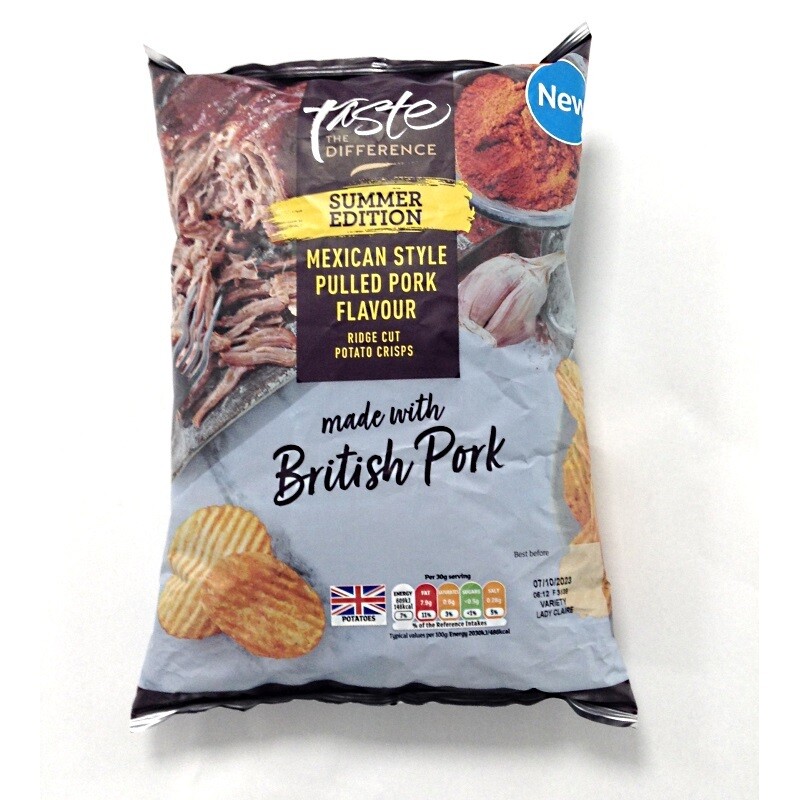 TTD Mexican Style Pulled Pork Flavour Ridge Cut Potato Crisps