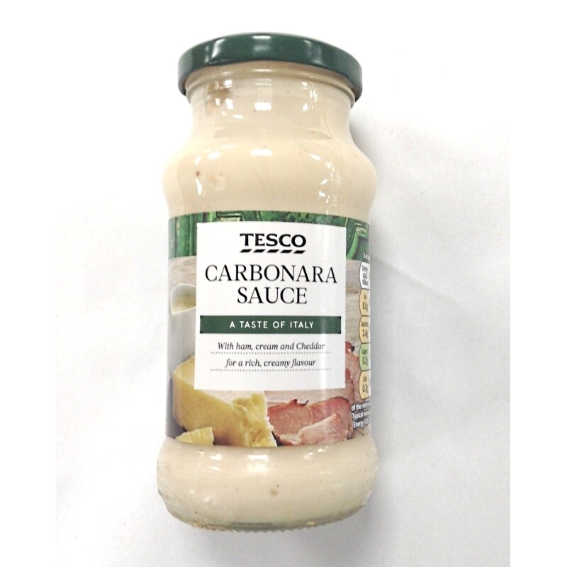 Tesco Carbonara Sauce