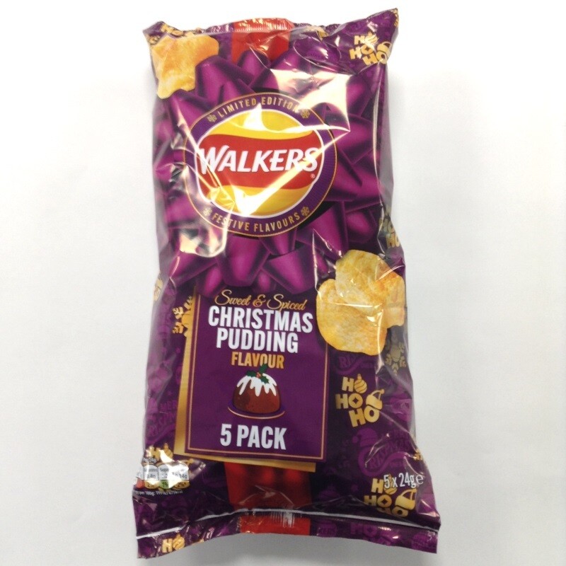 Walkers Christmas Pudding Flavoured Multipack Crisps