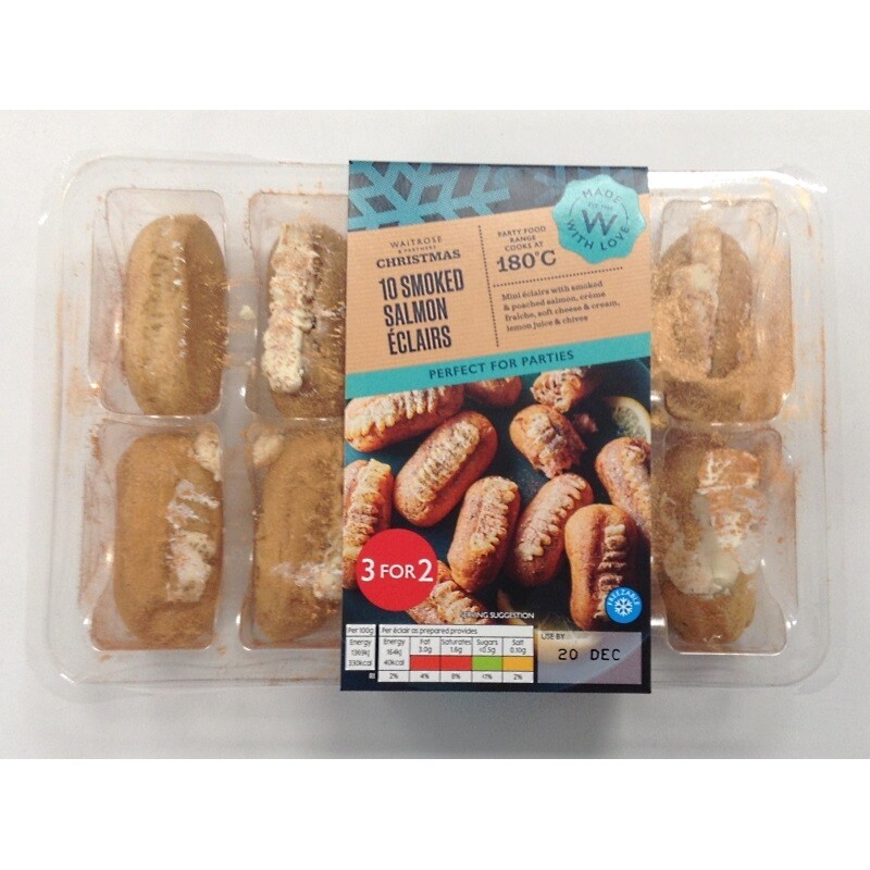 Waitrose 10 Smoked Salmon Eclairs