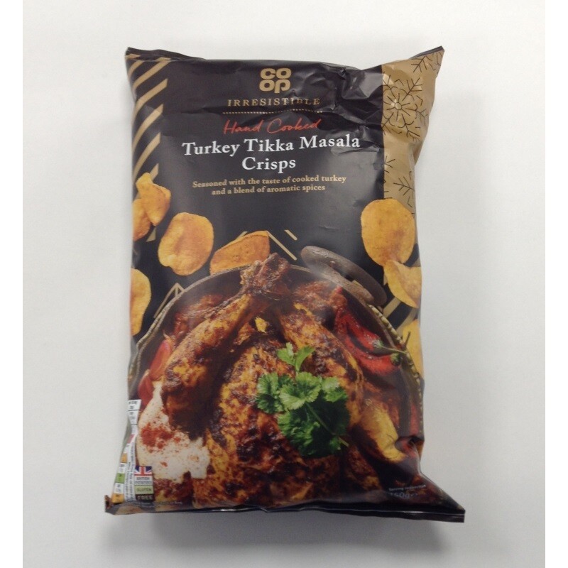 Co-op Irresistible Turkey Tikka Masala Crisps