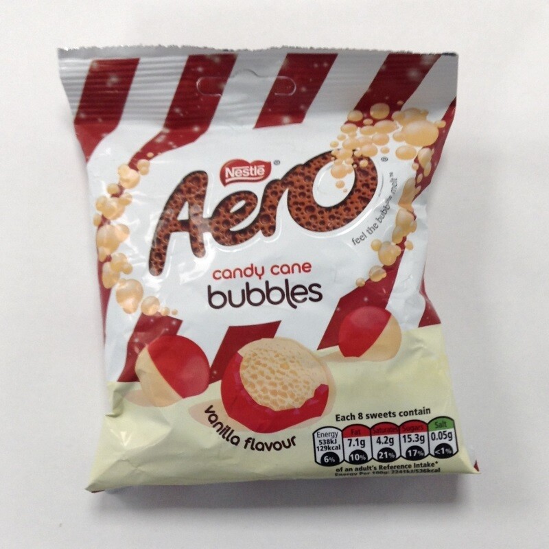 Aero Candy Cane Bubbles Vanilla Flavour