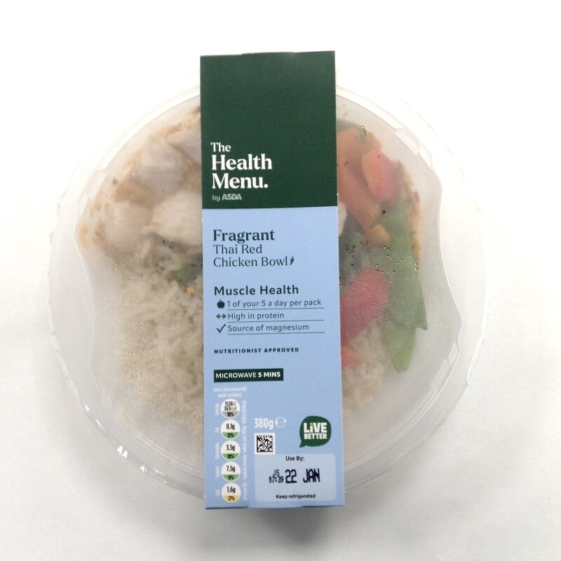 The Health Menu by Asda Fragrant Thai Red Chicken Bowl
