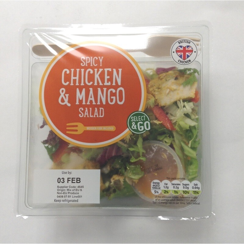 Spicy Chicken &amp; Mango Salad