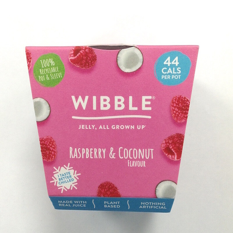 Wibble Raspberry &amp; Coconut Jelly Pots