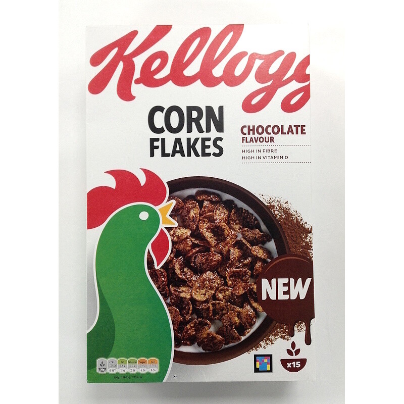 Kellog&#39;s Corn Flakes Chocolate Flavour Cereal