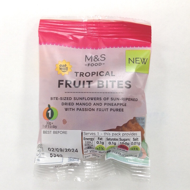 M&amp;S Tropical Fruit Bites