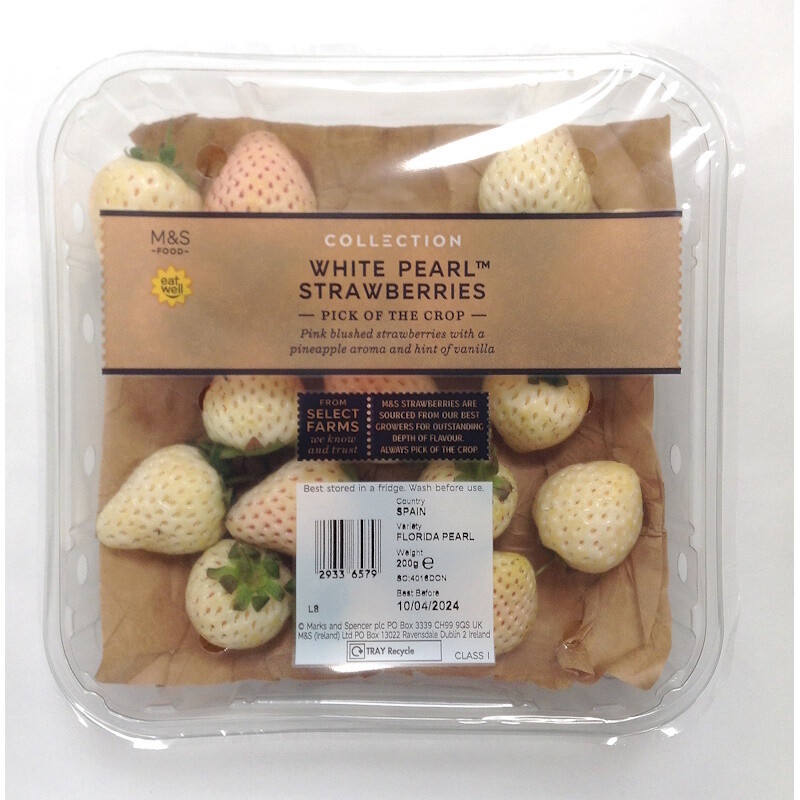 M&amp;S Collection White Pearl Strawberries