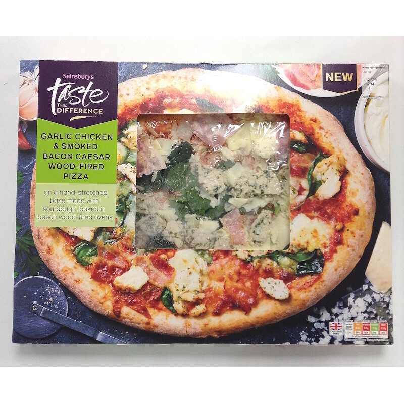 Sainsbury&#39;s Taste the Difference Chicken Bacon Caesar Pizza