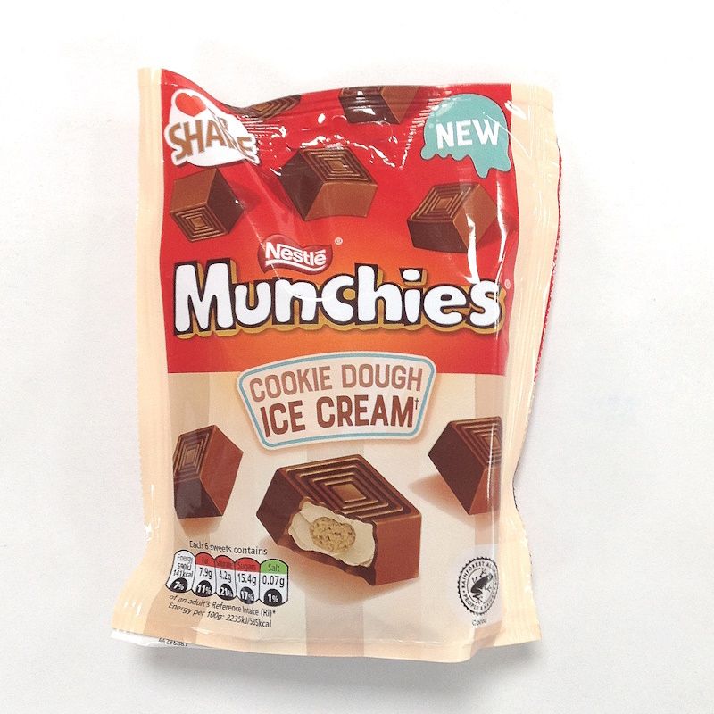 Munchies Cookie Dough Ice Cream Flavour Milk Chocolate