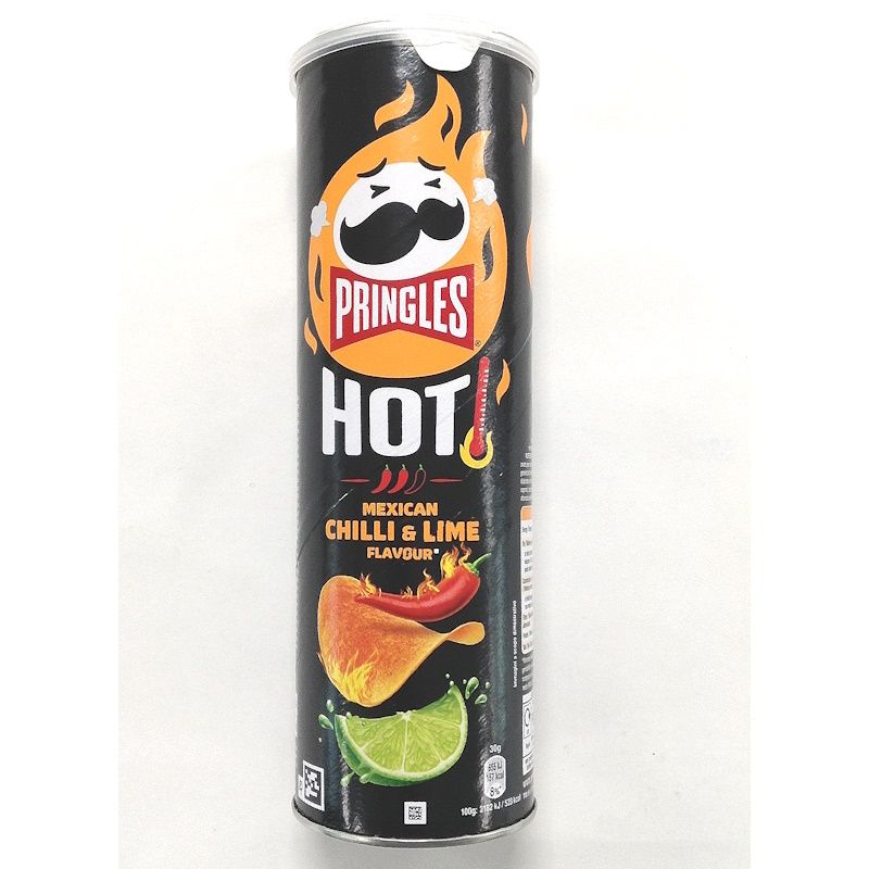 Pringles Sizzl&#39;n Spicy Mexican Chilli &amp; Lime Flavour