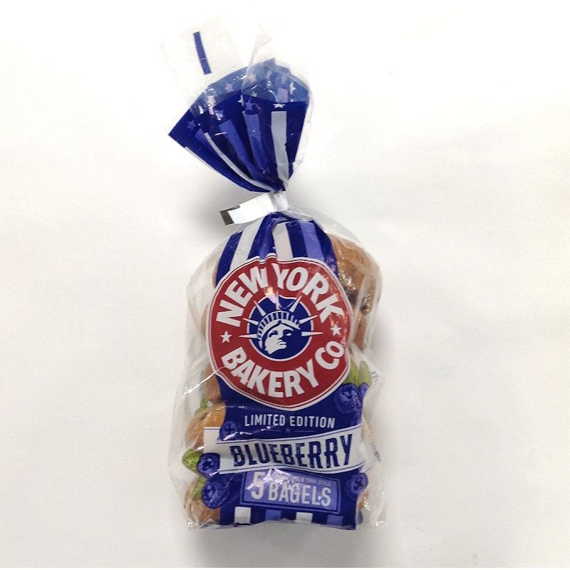 New York Bakery Co Blueberry Bagels