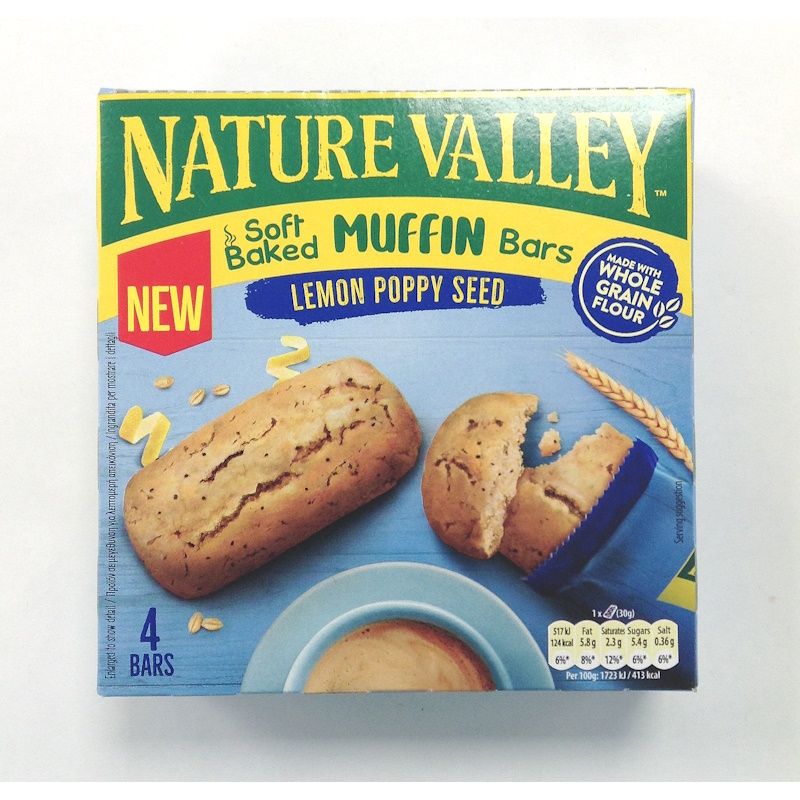 Nature Valley Soft Baked Muffin Lemon Poppy Seed Bar