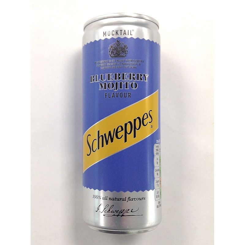 Schweppes Blueberry Mojito Mocktail