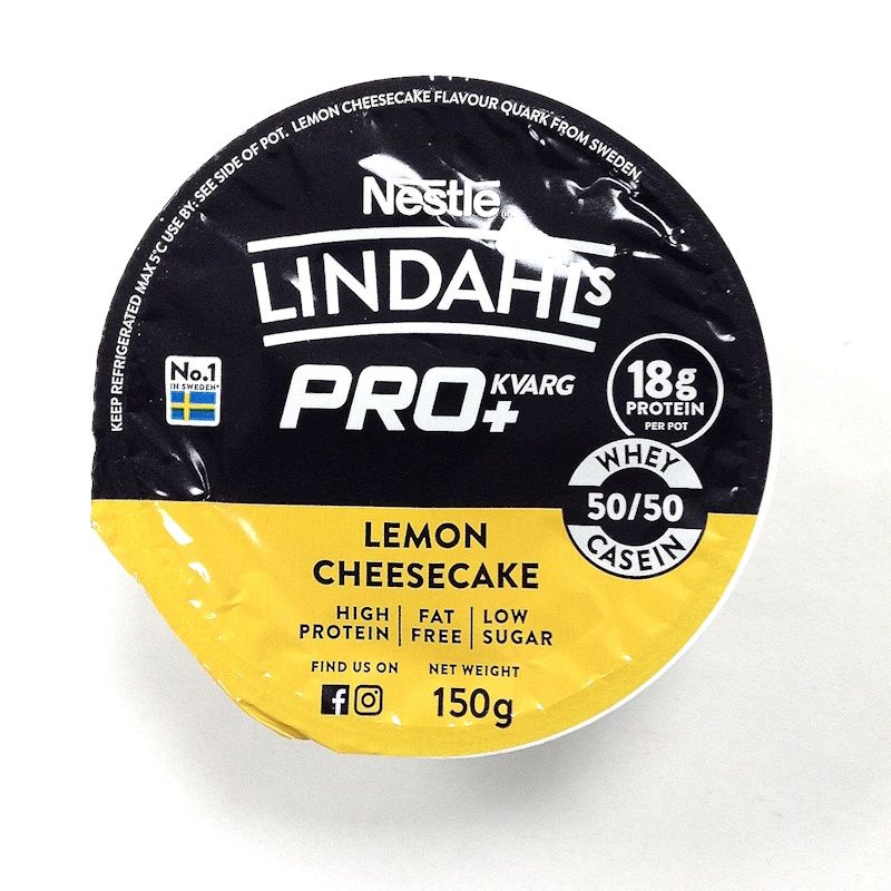Lindahls Pro+ Kvarg Lemon Cheesecake
