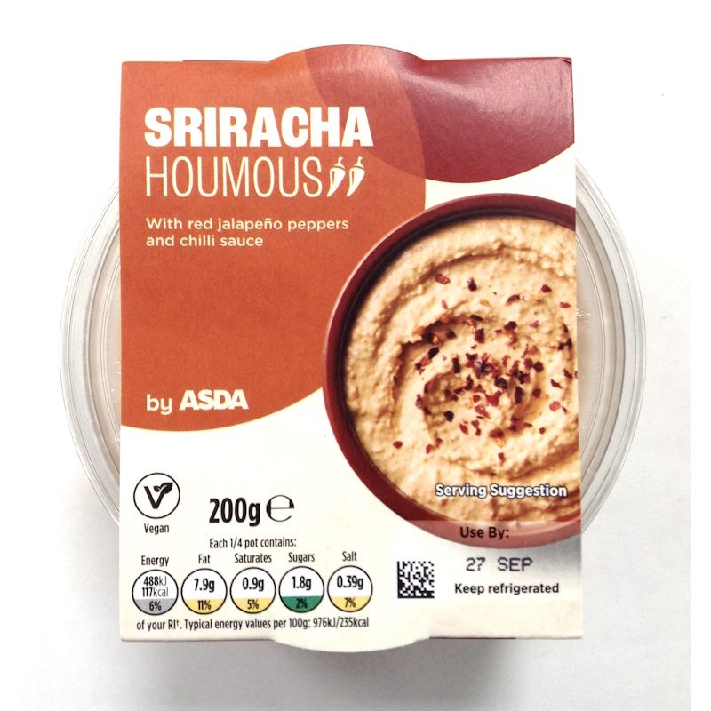 Asda Sriracha Houmous