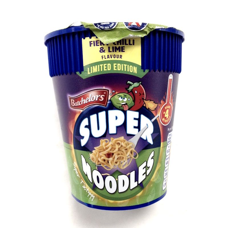 Batchelors Fiery Chilli &amp; Lime Flavour Super Noodles, Limited Edition 