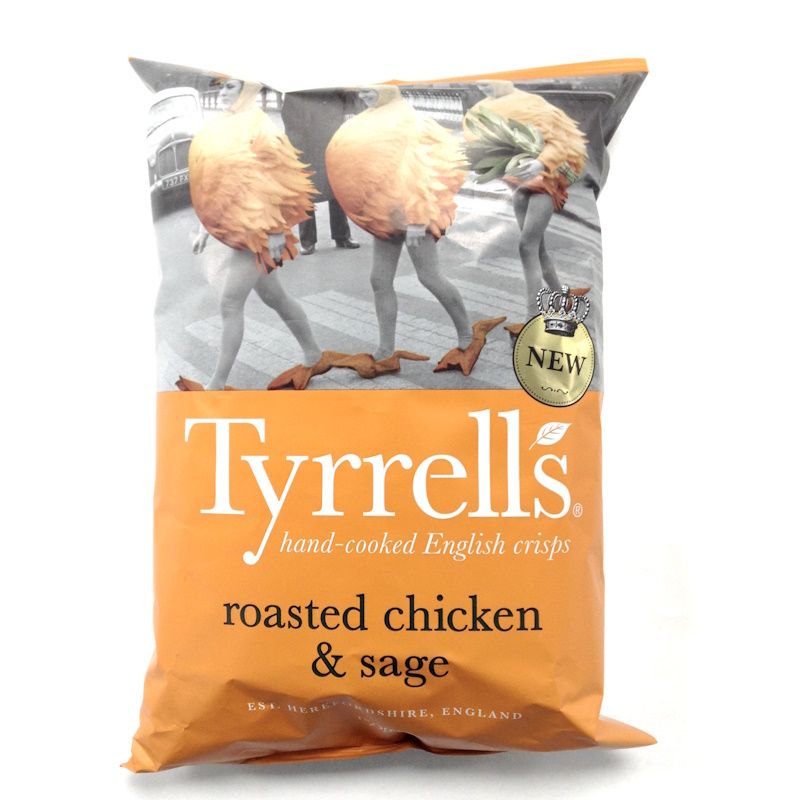 Tyrells Roasted Chicken &amp; Sage Crisps