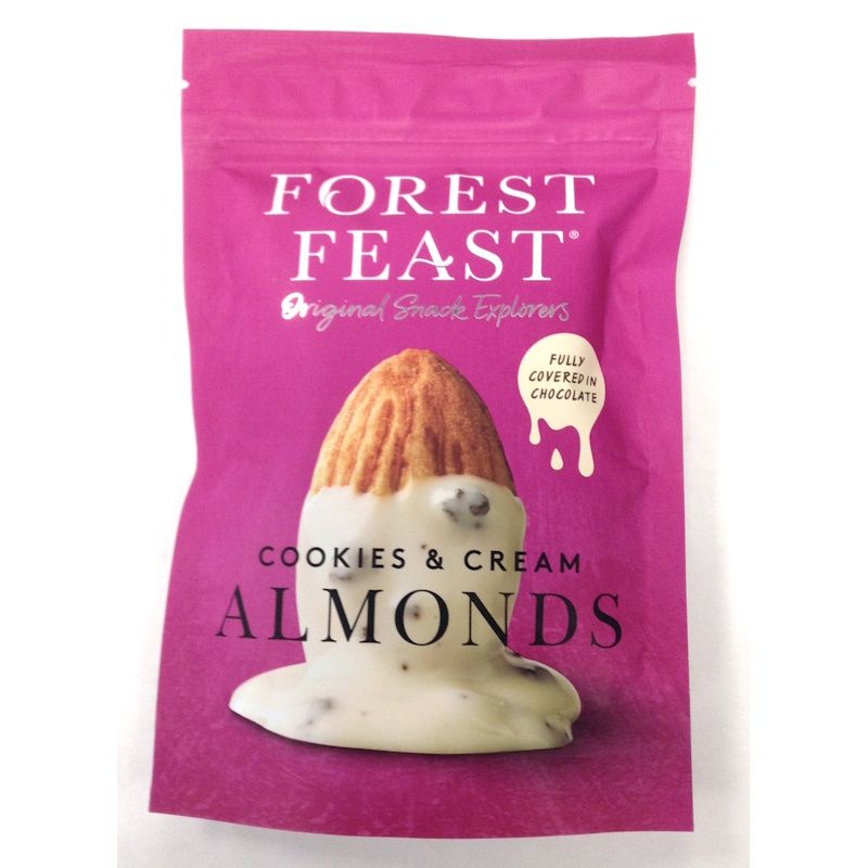 Forest Feast Cookies &amp; Cream White Chocolate Almonds