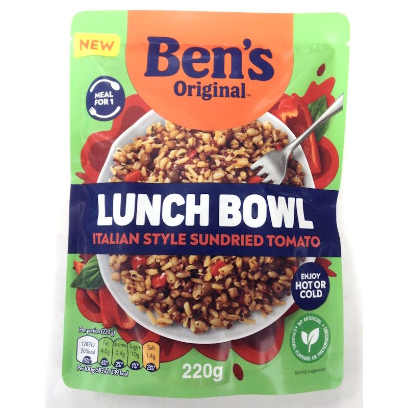 Bens Original Lunch Bowl Italian Style Grains and Rice