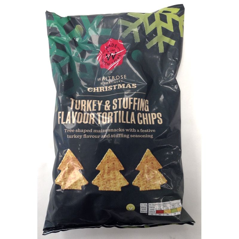 Waitrose Turkey &amp; Stuffing Tortilla Chips