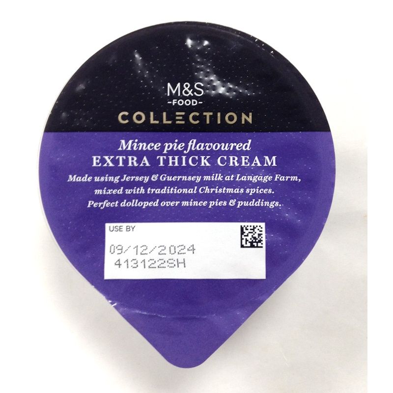 M&amp;S Mince Pie Clotted Cream