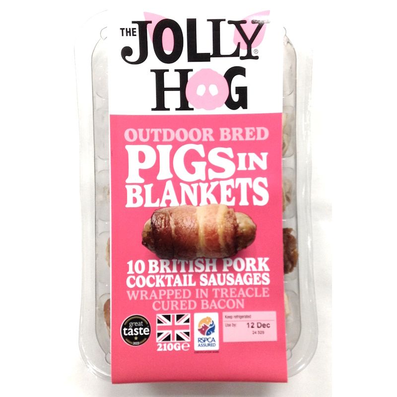 The Jolly Hog Outdoor Bred Pigs in Blankets