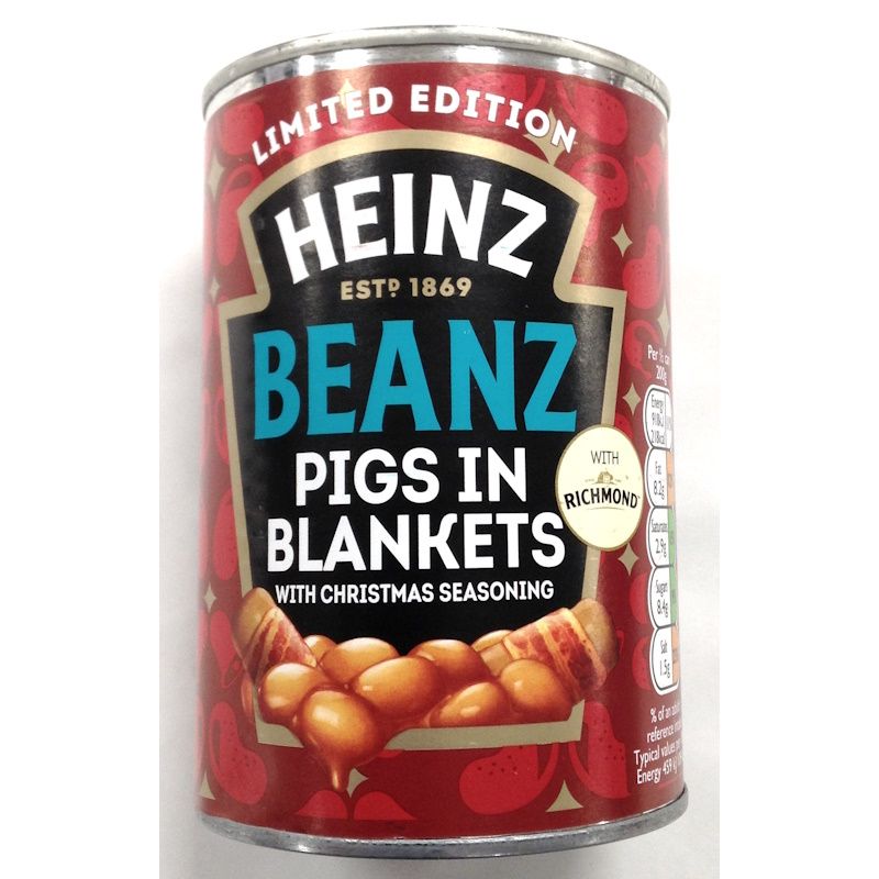 Heinz Beanz Pigs in Blankets with Christmas Seasoning, Limited Edition