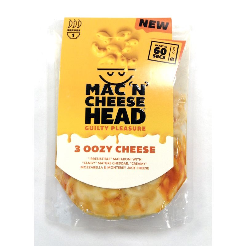 Mac &#39;N&#39; Cheese Head Macaroni &amp; 3 Oozy Cheese